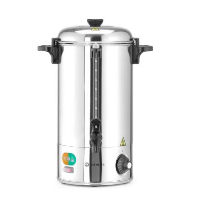Ohřívač horkých nápojů jednostěnný, HENDI, 9L, Stříbrná, 230V/2200W, 340x227x(H)468mm | 209882